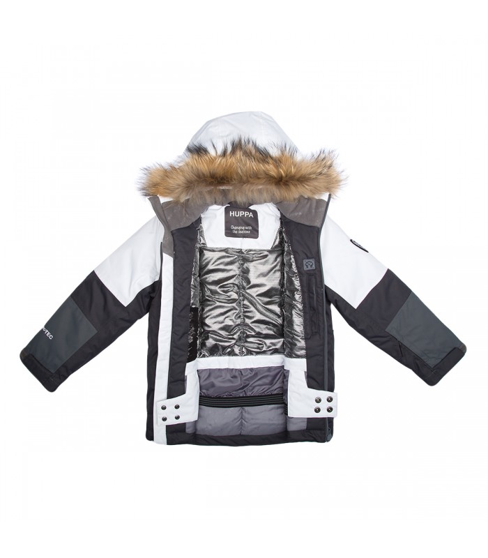 HuppaTec bērnu jaka ar dabīgu kažokādu 300 g Niklas 18360030*00120 (1)