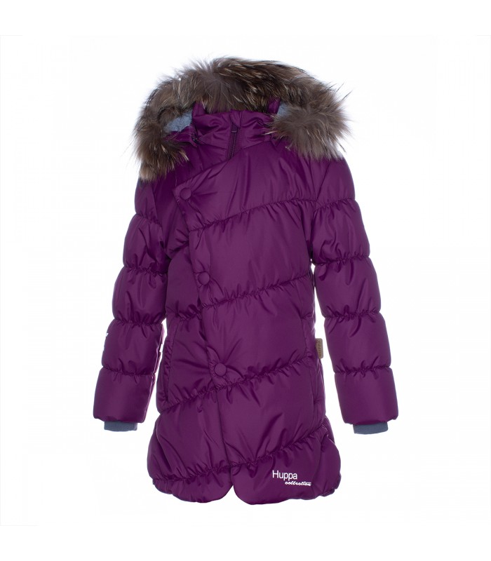 Huppa куртка с натуральным мехом для девочек 300g Rosa 1 17910130*8003 (2)