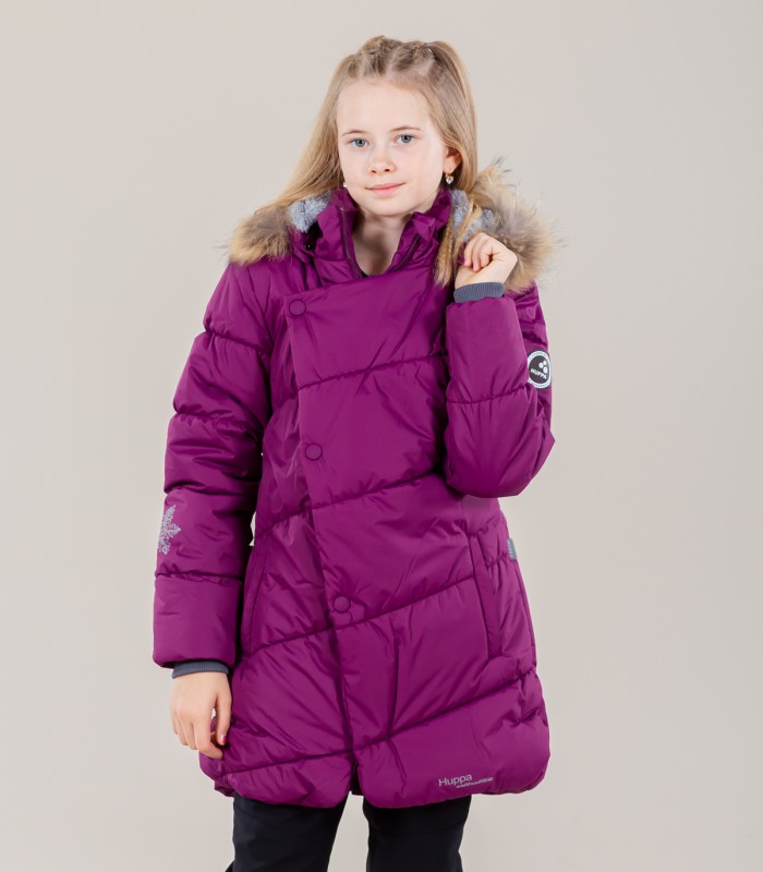 Huppa куртка с натуральным мехом для девочек 300g Rosa 1 17910130*8003 (7)